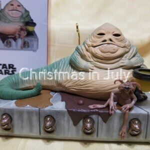 Hallmark 2023 Jabba the Hutt Star Wars Magic Christmas Ornament